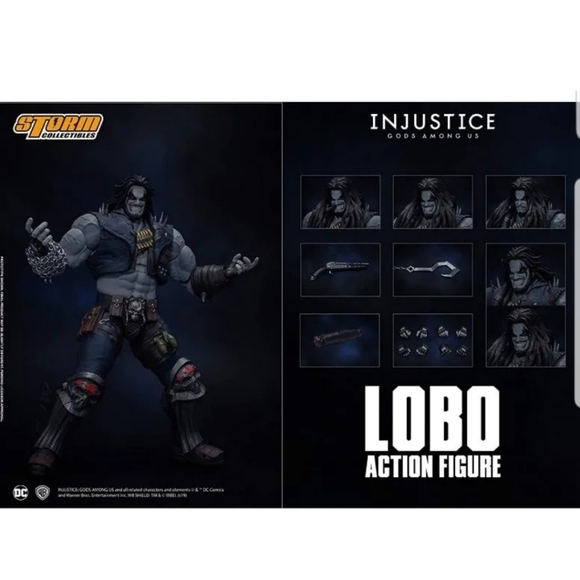 Storm Collectibles Lobo Injustice Gods DC Comics Netherrealm 1/10 9 inch Figure - Picture 10 of 16